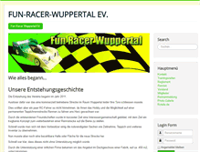 Tablet Screenshot of fun-racer-wuppertal.de